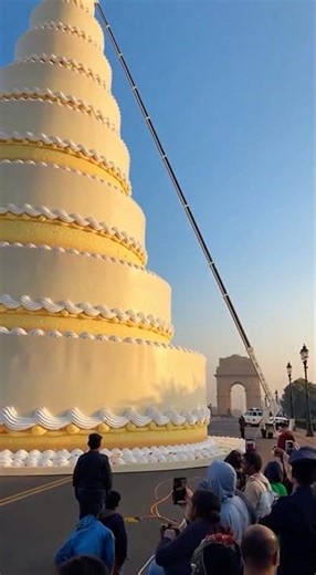 100 Feet se bada cake 🎂 #ai #comedy #funny