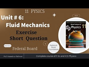 Unit 6 Exercise Short Questions | 11th Class | FBISE | NBF Book