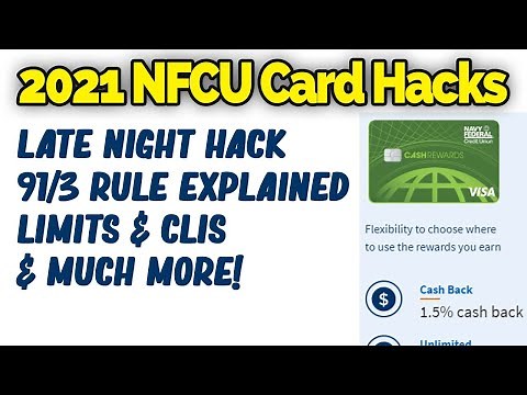 NFCU 2021 Massive Credit Hacks List (Updated!)
