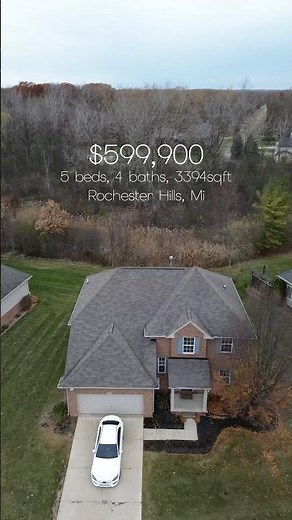 Rochester Hills, MI | 5 Bed | 4 Bath | 3,394sqft | Luxury home tour