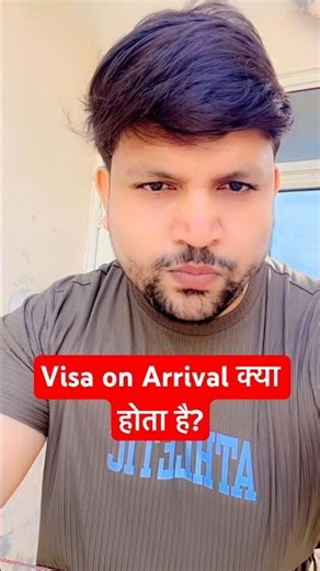 Visa on Arrival Explained in Hindi – Travel Guide 2025!#ytshorts