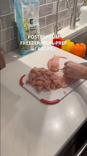 Postpartum freezer meal prep, recipes #postpartum #mealprep #freezermeals #easydinnerideas #momvlog