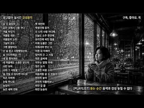실시간 [PLAYLIST] 🔴24시간 라이브 음악☕️[중간광고없음] 감성 카페음악 /조용히 틀어놓으세요좋댓구부탁