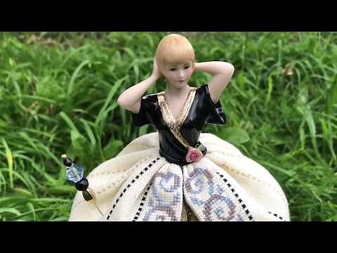 Flosstube#9 Half doll pincushion tutorial