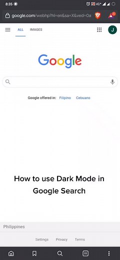 How to enable Dark Mode on Google Search. #google #technology #darkmode #black