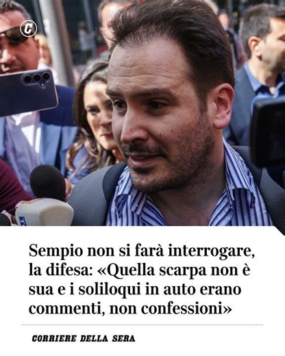 Sempio non si farà interrogare. La difesa: “I soliloqui in auto erano commenti, non confessioni”