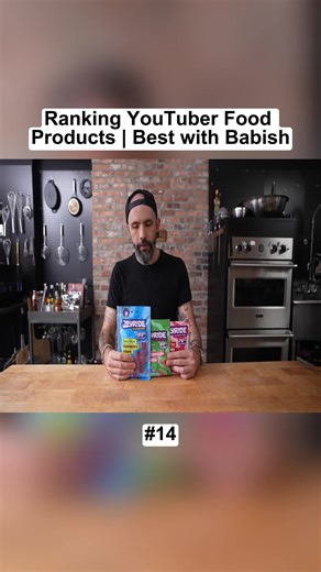 Ranking YouTuber Food Products Best with Babish #food #foodie #foodvlog #foodreview #trending
