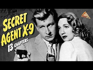 Secret Agent X-9 (1945) LLOYD BRIDGES🍕13-CHAPTER CLIFFHANGER