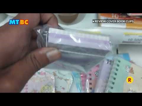 Book Cover Clips Review | Mini Notebook Mokonya, Kuromi, Haru Miku