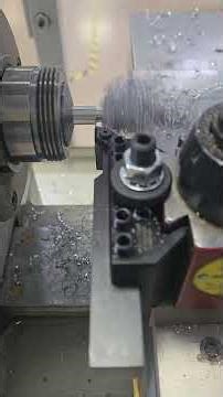 Machining a small piston