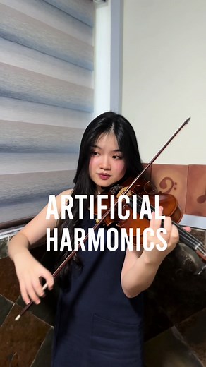 Violin Artificial Harmonics Tutorial for Beginners