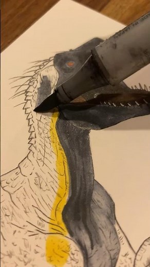 Drawing the Indoraptor From Jurassic World Fallen Kingdom