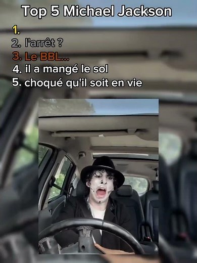 Michael Jackson version française 🤣🎩🧤 #prank #humour #michaeljackson