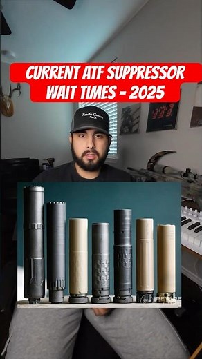 ATF Suppressor Wait Times in 2025 - Less than a day? #atf #suppressor #silencer #firearms