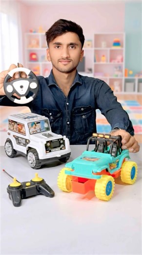 ₹150 Rc Thar VS ₹450 Remote Wala Thar Ride🔥#shorts #shortvideo #shortsfeed #rcthar #toys #unboxing