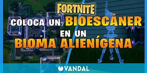 Fortnite: cómo y dónde colocar un bioescáner en un bioma alienígena