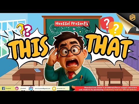 This and That (First day of class activity and orientation)