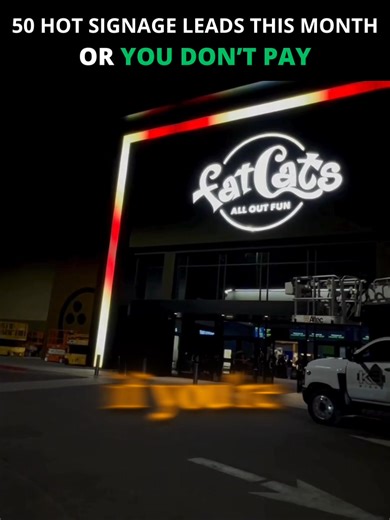 🚧 SIGN MAKERS 🚧 50 hot qualified leads GUARANTEED this month… or you don't pay! Channel letters, monument signs, light box signs, tenant signs, ADA, and more... Smarter than paying a full-time employee, safer than relying on third-world gurus WHY CLICK THE BUTTON ON THIS AD? > Guaranteed results – 50 hot qualified leads/month or you don't pay > Sign industry experts – We only work with experienced sign contractors > Proven system – No guesswork, just booked-out calendars > Here's the catch – O