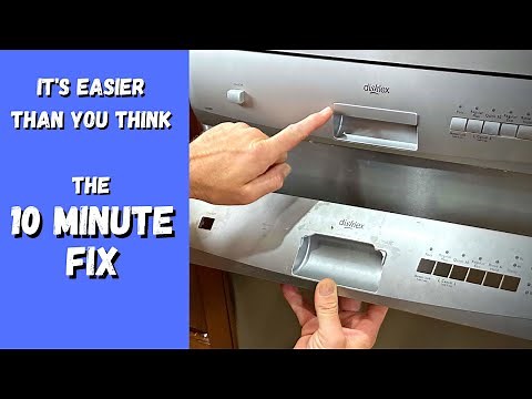 The dishwasher's broken handle fix - in 10 min flat!