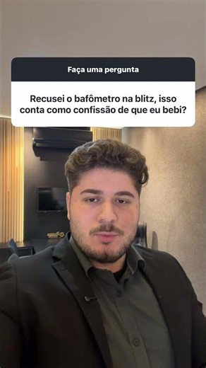 Recusar o Bafômetro é Confissão de Embriaguez?