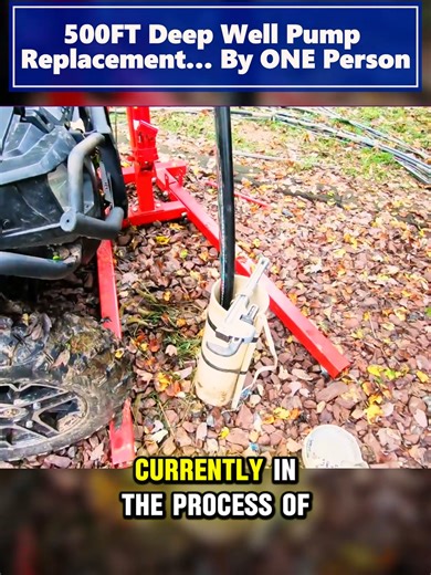 500FT Deep Well Pump Replacement… By ONE Person #Submersible#submersiblepumps #WaterWell #DIYPlumbing #pump #wellwater #water #waterproblem #waterwells #USA #wellpump #WellRepair #SubmersiblePump #PumpReplacement #USA