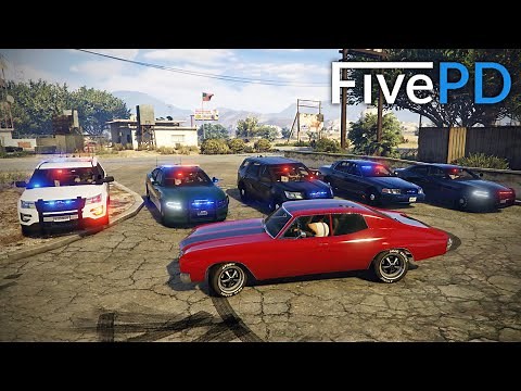 GTA 5 FivePD #6 - Cop Car Joyride! (My Run)
