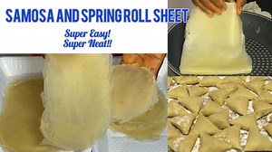 Easy samosa and spring roll sheet tutorial. #temmieevents #reelsvideoシ #samosa #springrolls #samosalovers | TEMMIE EVENTS
