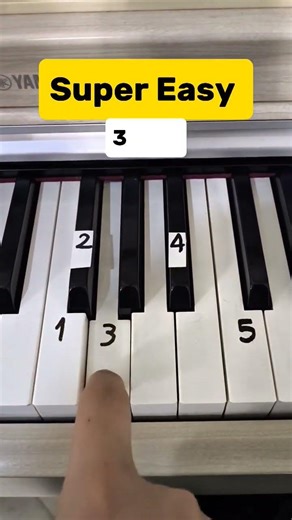 Mission Impossible theme – very easy piano tutorial 🎹 #piano #tutorial #music #MissionImpossible
