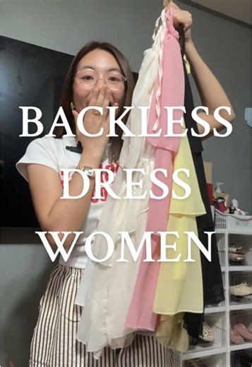Elegant Backless Dresses for Women This Summer