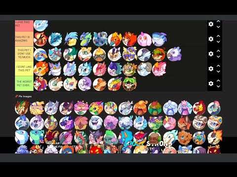 Ranking prodigy pets on a tier list ✨️✨️✨️😃😃🎮🎮