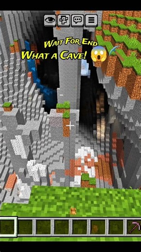 I Found the Biggest Cave 😲 #minecraft #shorts #cave