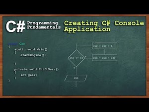 C# Introduction Creating Console Application Part 1 | Tagalog tutorial