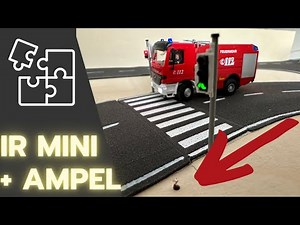 IR Mini 8403 & Verkehrsampel 5095 von Viessmann für CarMotion Car Motion in H0