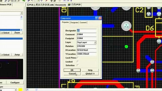 Protel99SE多层电路板设计与制作视频教程-在PCB上更改元器件封装80_高清1080P在线观看平台_腾讯视频