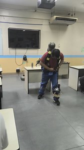 how to wear SCBA properly #lyceuminternationalmaritmeacademy | Joren Sebedorio