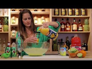 Alcoholic Punch Made With 7 Up