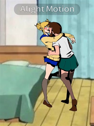 This is canon. Trust. Animation idea by @‧₊˚⭑ 𝔐𝔦𝔩𝔬 ⭑˚₊‧ #mha #animationmemes #togachako #fyp