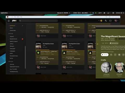 Plex: 1st quick hardware accelerated transcoding test of the Intel Meteor Lake-P ARC Graphics iGPU.