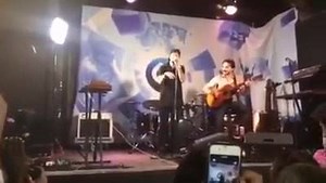 Live Acoustic David Correy singing #brunomars When I was Your Man & The World Is Ours live in L.A. :) #shazam #cocacola | David Correy