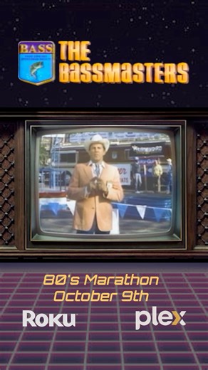 Who’s watching the THROWBACK marathon streaming now Plex & Roku?! 📺 | Bassmaster