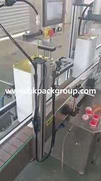 4-Head Automatic Liquid Filling and Capping Machine | High-Speed Bottle Filling Line