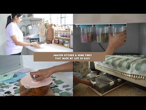 13 Amazon Kitchen & Home Finds || Useful Daily Essentials || Space-Saving Must-Haves