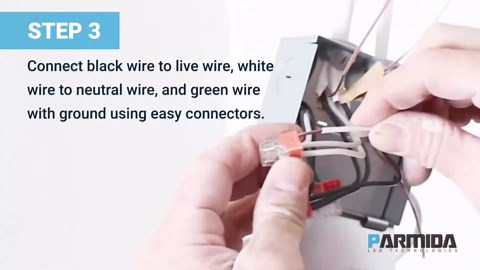 PARMIDA (6 Pack) 4 Inch Dimmable 5CCT Ultra-Thin LED Recessed Ceiling Light with Junction Box, 5 Color Selectable 2700K/3000K/3500K/4000K/5000K, 9W, Canless Wafer Slim Panel Downlight, IC Rated, ETL