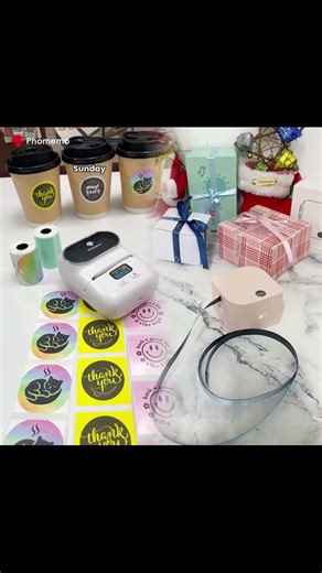 Print a different labels every day!#phomemo #funmemo #baker #homemade