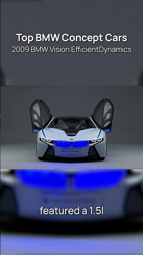 BMW concept that turned out to be origin of the i8