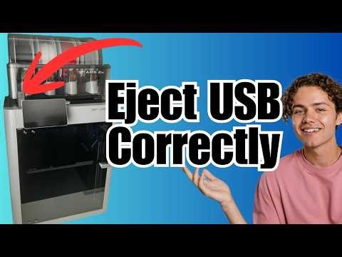 How to Eject USB Correctly From Bambu Lab 3D Printer