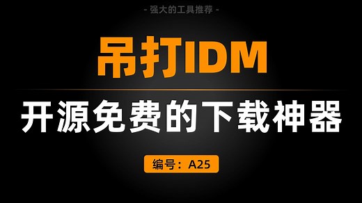 开源免费的多线程下载工具，手机电脑都能用，比IDM还要快