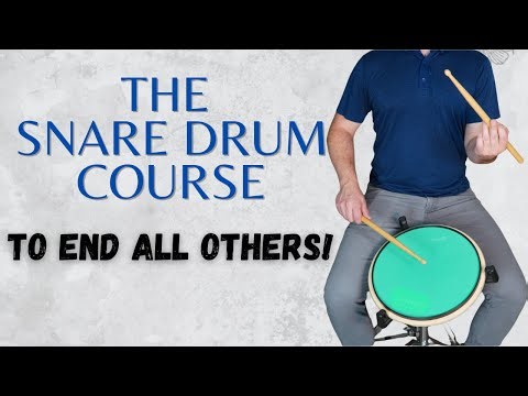 Building a POWERFUL Rudimental Snare Drum Course like