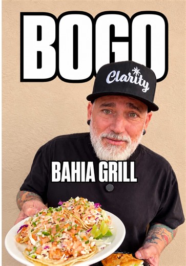 BOGO DEAL OF THE WEEK! 🌮 This week we’re at Bahia Grill, right on the border of Riverside and Corona! One of my favorite spots in Riverside. Everything here is authentic and delicious! 🔥 They just launched a NEW menu featuring Gorditas! I tried the Asada Gordita and it was PHENOMENAL! I seriously couldn’t stop eating it, and I already can’t wait to go back! 🎉 MARK FROM RIVERSIDE CLUB DEAL Club Card members get BUY ONE, GET ONE FREE all week long! Equal or lesser value. 📍 Bahia Grill | Rivers