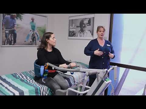 Aged Care students get hands on with Manual Handling class